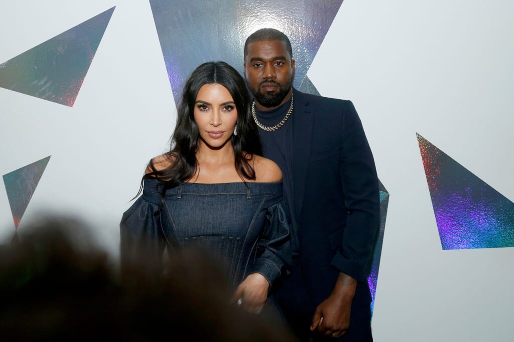 Kanye West Kim Kardashian thegrio.com 