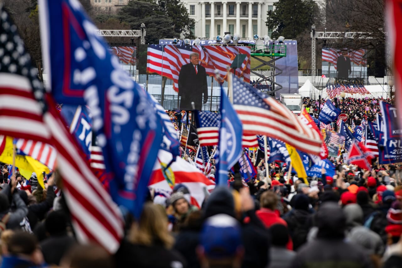 Trump Supporters Hold "Stop The Steal" Rally In DC Amid Ratification Of Presidential Election