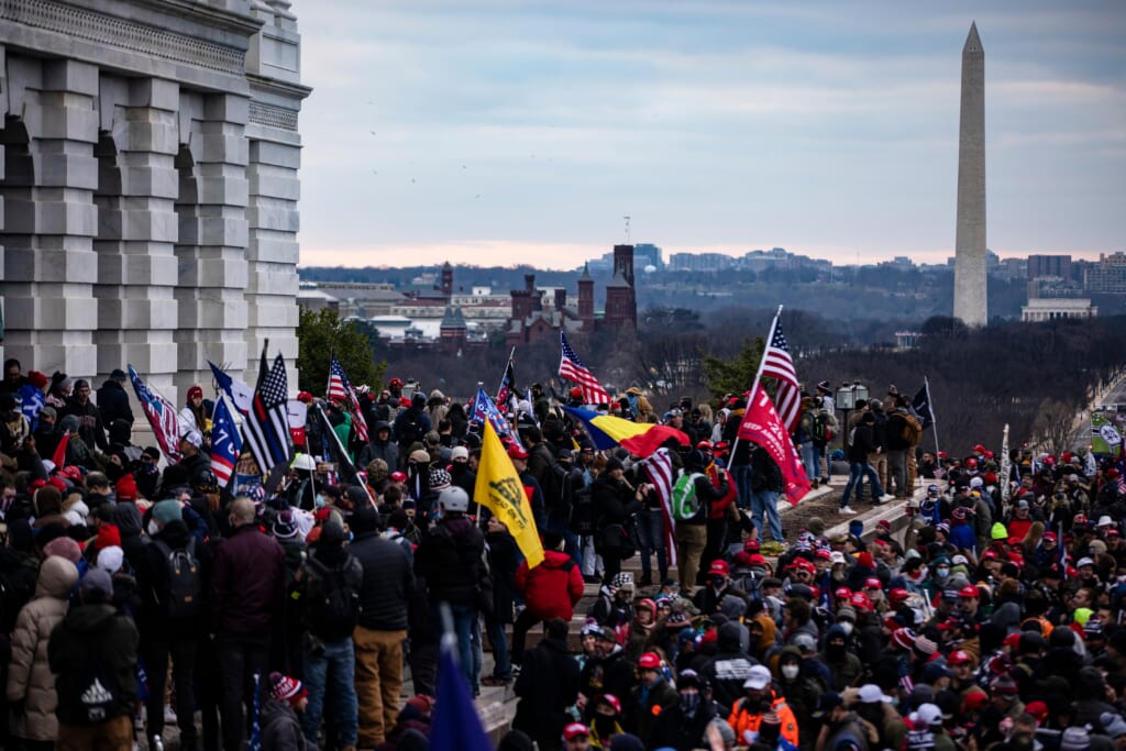 Trump Supporters Hold "Stop The Steal" Rally In DC Amid Ratification Of Presidential Election