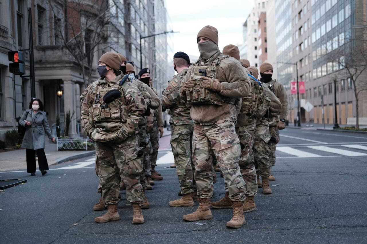 Washington DC Prepares For Inauguration Of Joe Biden As 46th President