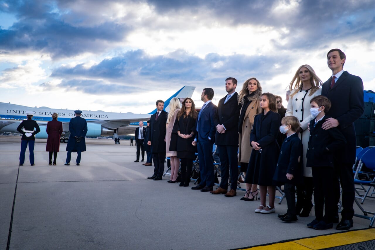 Trump children tear up during dad Donald's farewell address - TheGrio