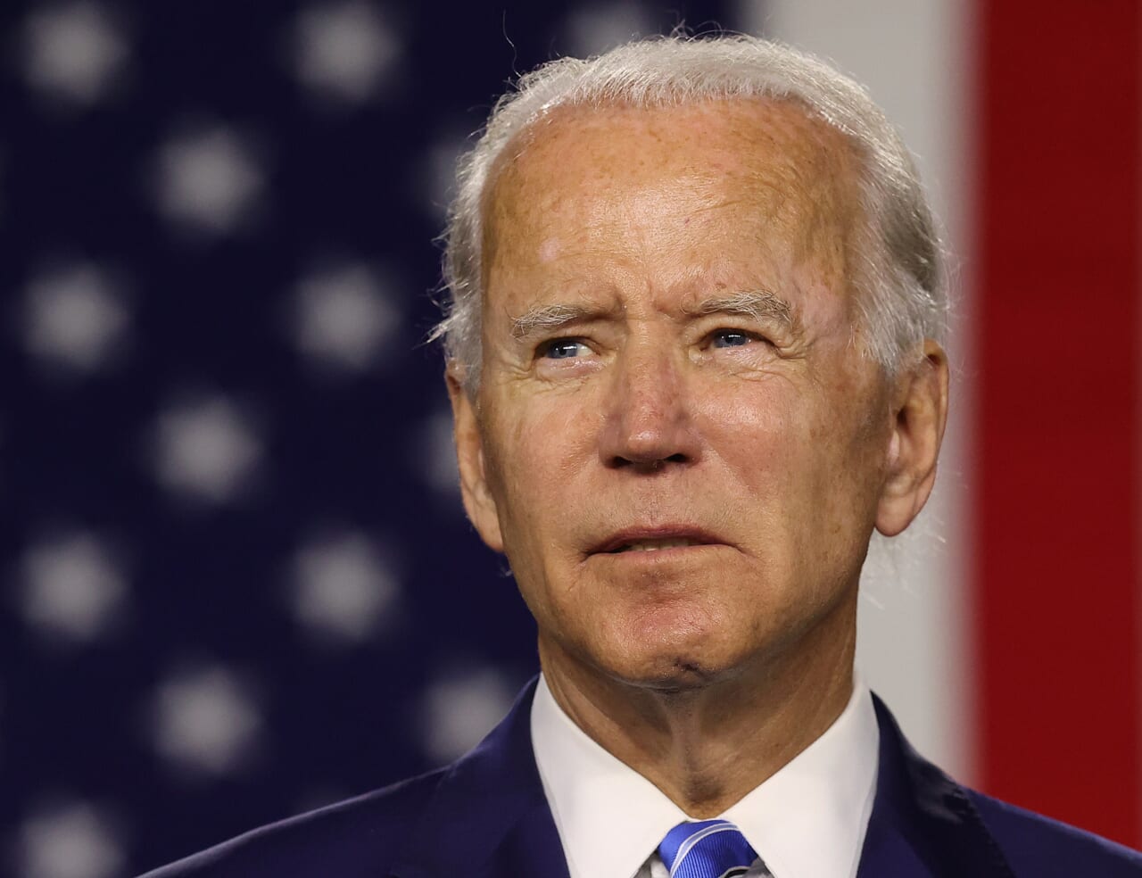 Democratic Presidential Candidate Joe Biden Speaks On His "Build Back Better" Clean Energy Economic Plan