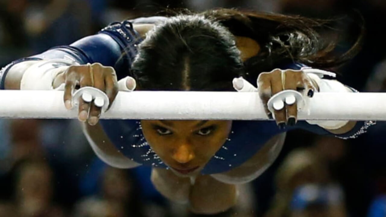The UCLA gymnast who became a viral sensation by just being