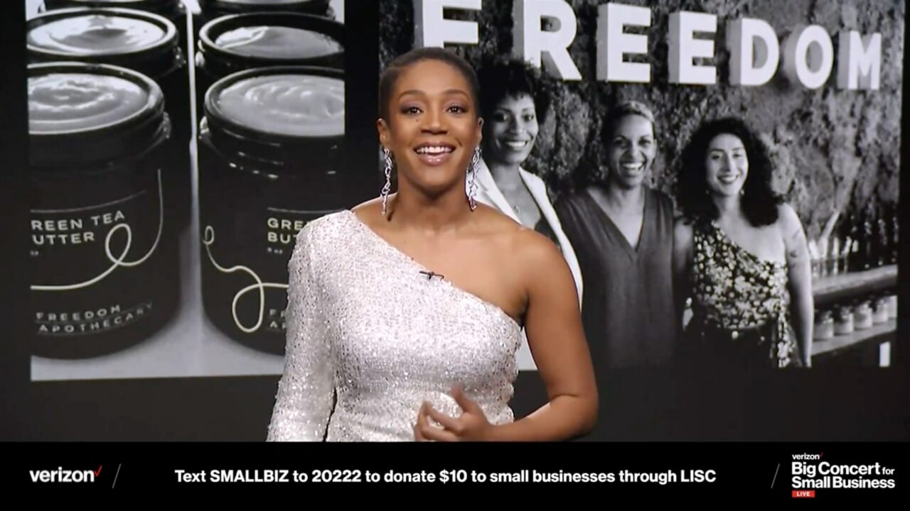 Tiffany Haddish Cussable Moments During Super Bowl Benefit Concert