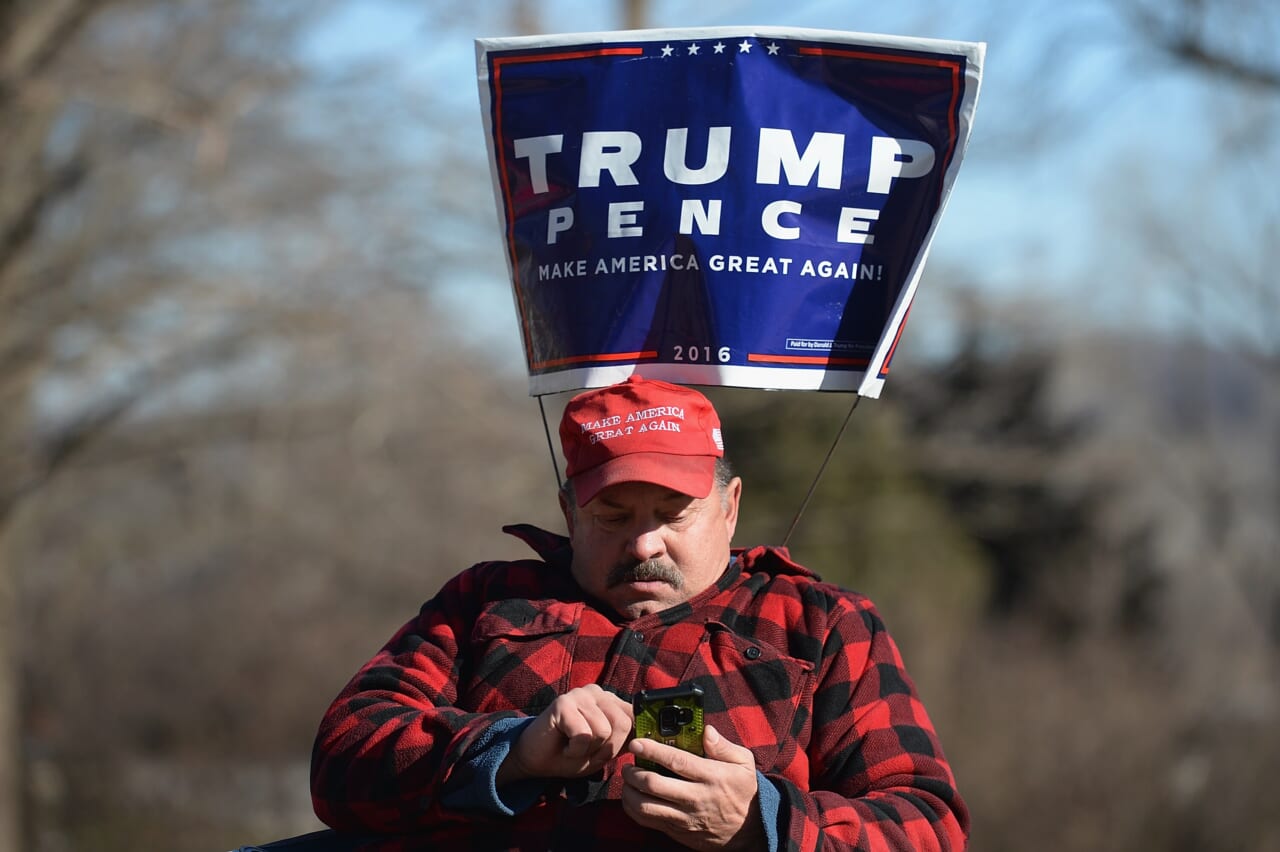 Protesters Gather At State Capitols On Presidential Inauguration Day