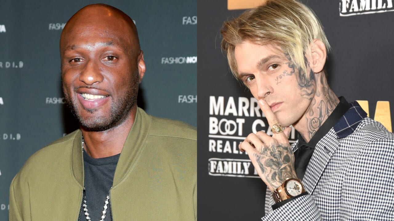 Aaron Carter Lamar Odom thegrio.com