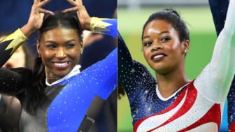 UCLA gymnast Nia Dennis says Gabby Douglas one of her ‘idols’