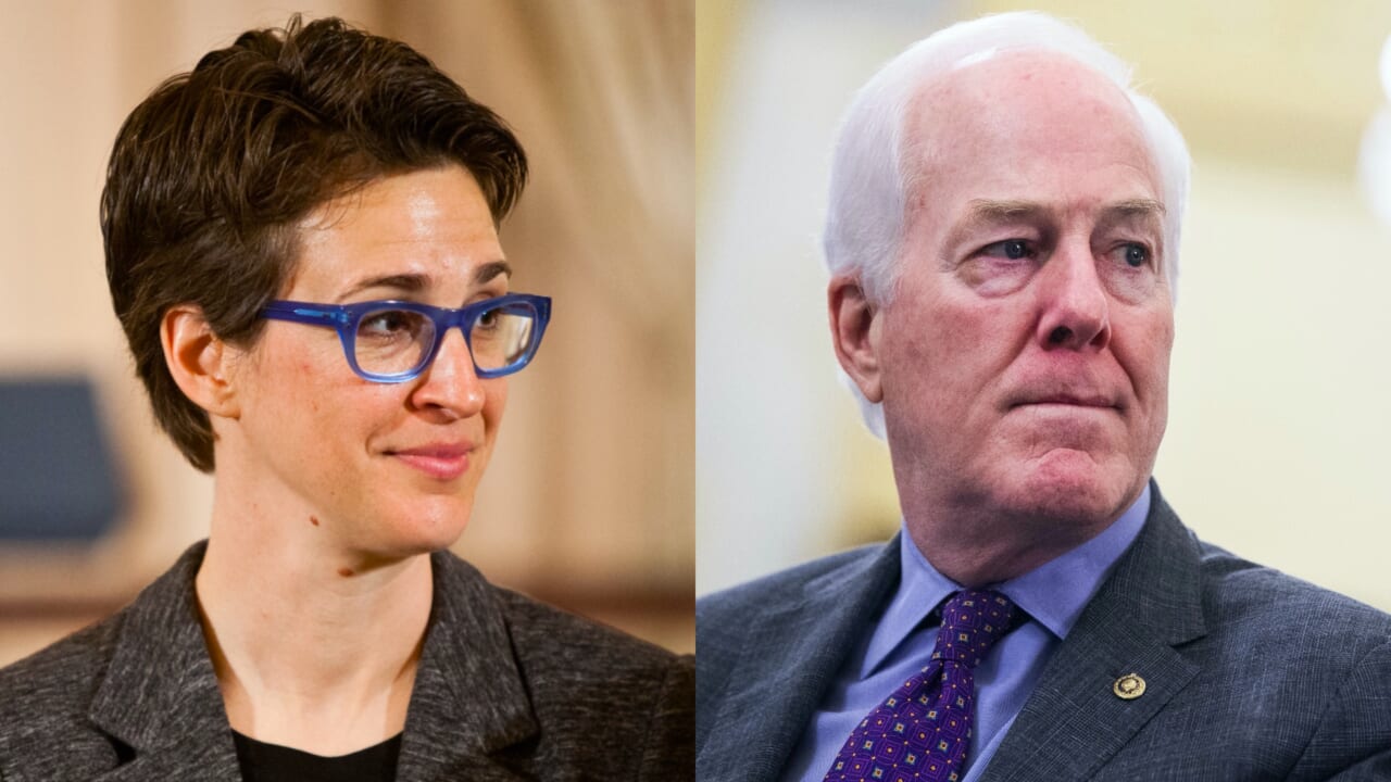 Maddow connects Cornyn's blocking of DOJ nom to 1999 wrongful convictions of Black men