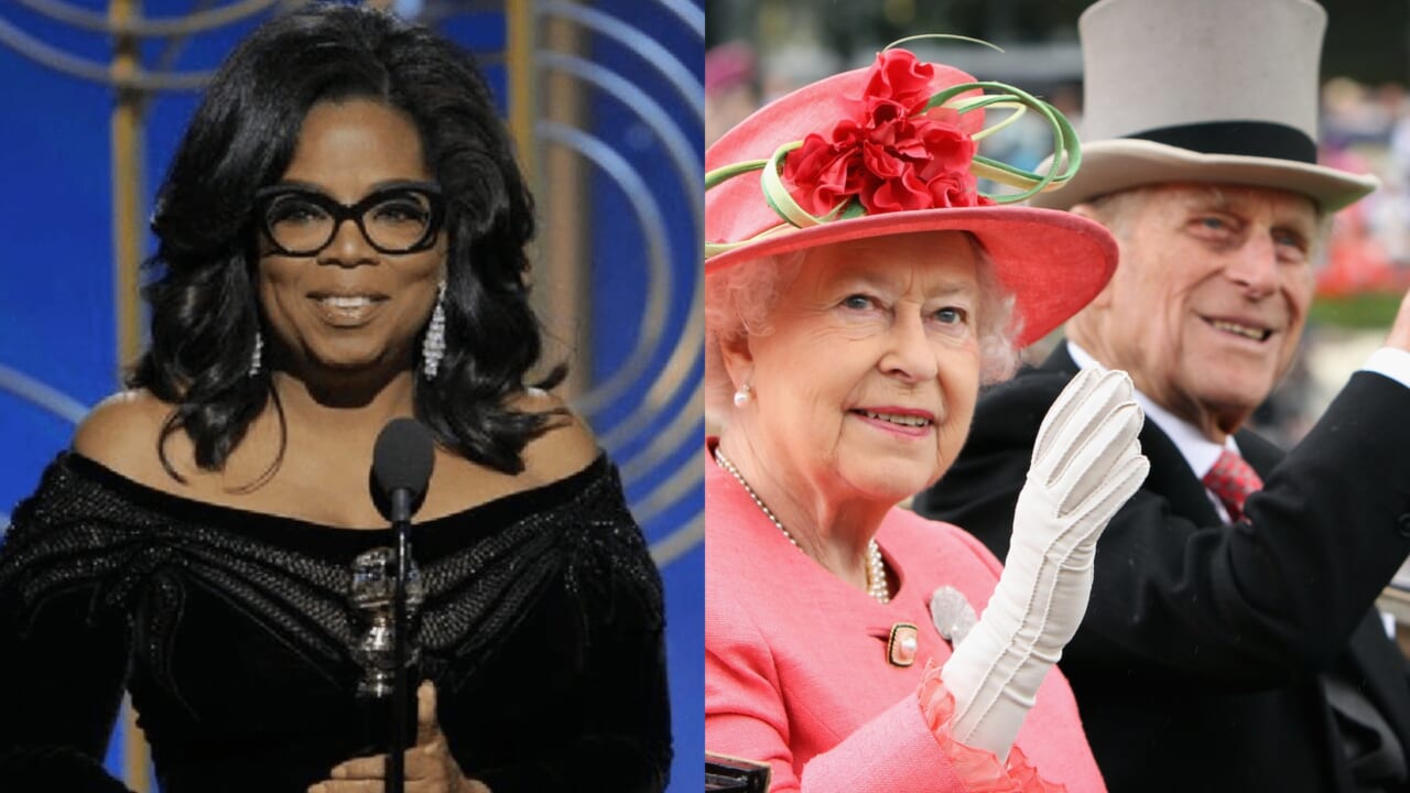 Oprah confirms neither the Queen or Prince Phillip raised ...