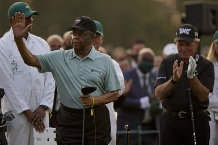 Lee Elder, first Black golfer to play The Masters, helps open tournament in ‘long overdue’ moment