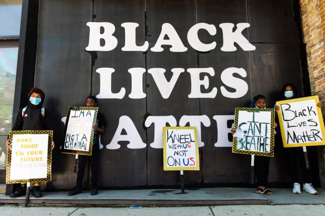 Anti-Racism Protests Held In U.S. Cities Nationwide -- Black Lives Matter movement