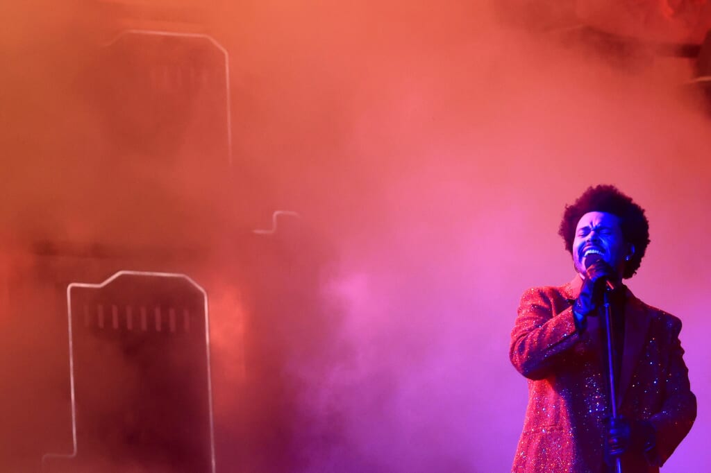 The Weeknd's Super Bowl LV halftime show features string of smash