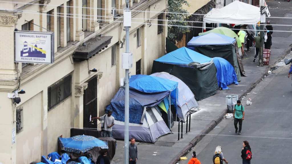 Homeless encampments, theGrio.com