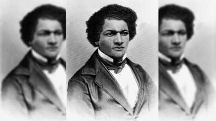 Frederick Douglass (1818 - 1895), 1850s.