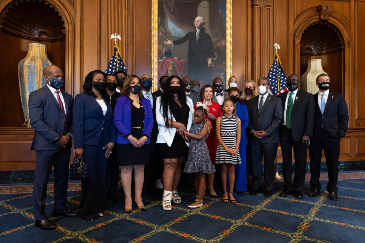 The Family Of George Floyd Visits Leaders In Washington DC