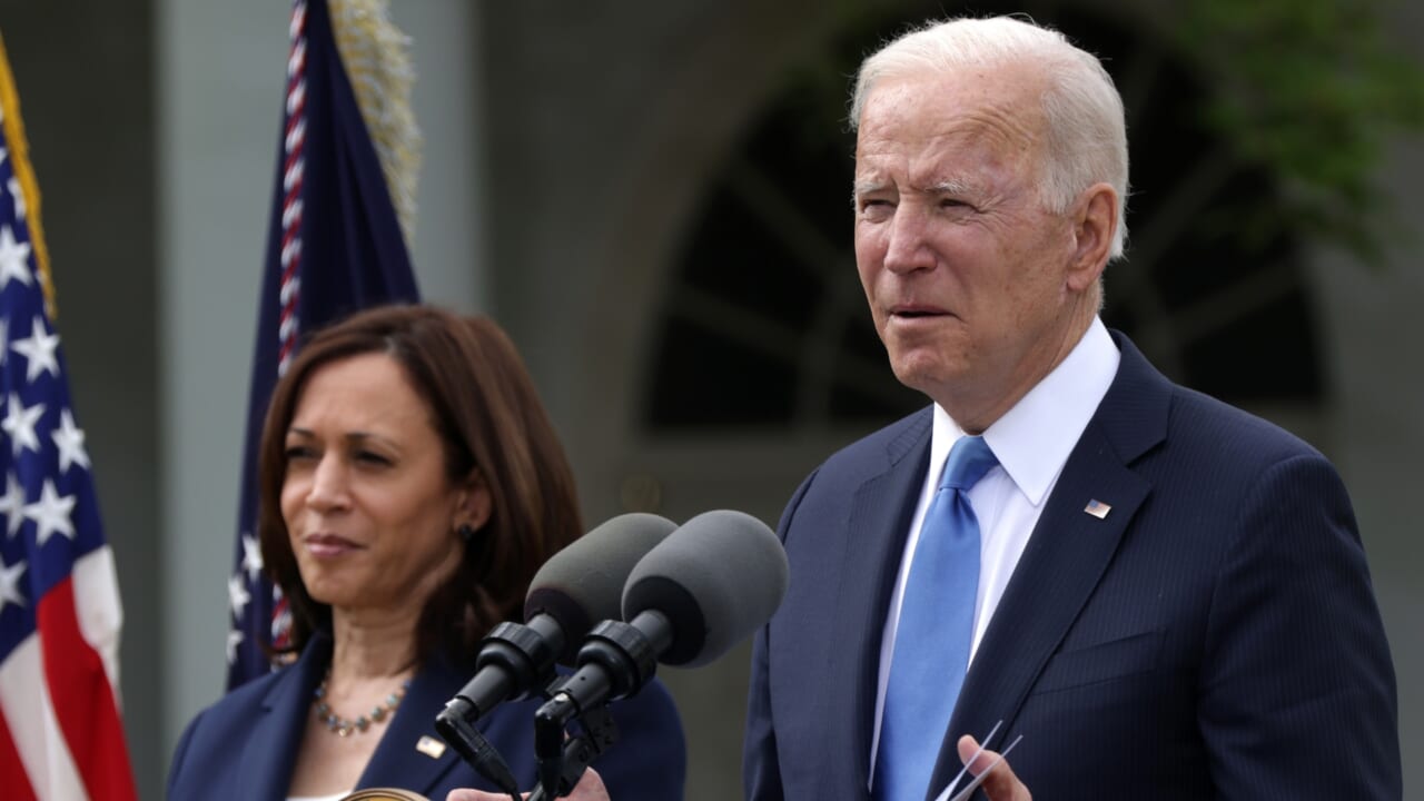 Biden And Harris Make First Maskless Appearance: 'Better Days Are Ahead ...