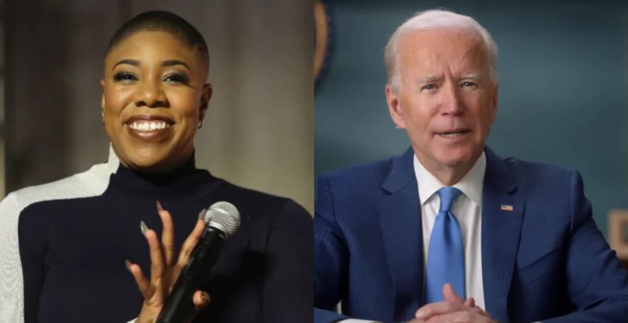 Symone Sanders Joe Biden thegrio.com