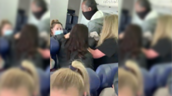 Black passenger intervenes after woman punches flight attendant in face