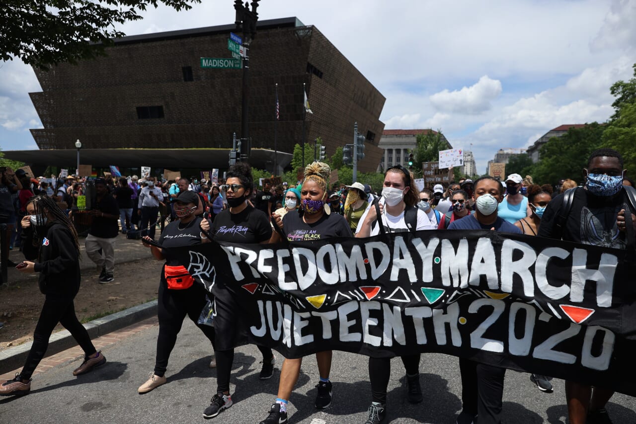 Juneteenth Marked With Celebrations And Marches In Cities Across America