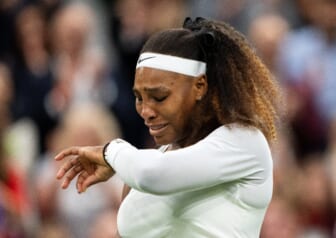 Fans show support for Serena Williams after Wimbledon injury
