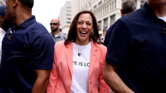 Kamala Harris becomes first VP to march in LGBTQ+ Pride parade