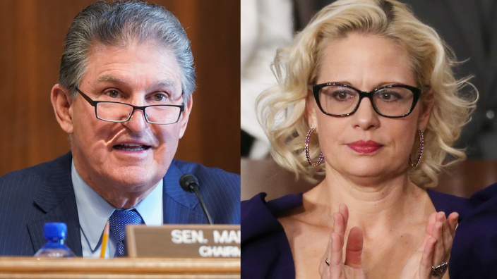 Sens. Joe Manchin and Kyrsten Sinema, theGrio.com