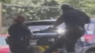 Atlanta police officers suspended after video shows Black woman kicked in head