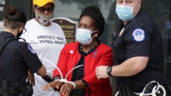 Rep. Jackson Lee becomes 3rd congress member arrested at voting rights protest