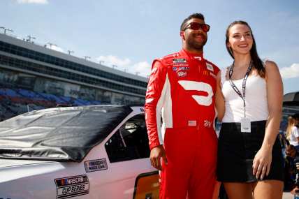 NASCAR Driver Bubba Wallace proposes to longtime girlfriend Amanda Carter