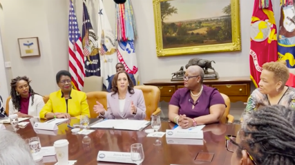 Vice President Harris hosts Black women voting rights activists after arrests