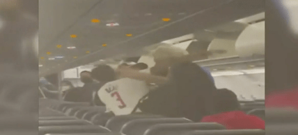 White man shown beating Black man on flight in viral video, allegedly called him N-word