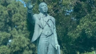 Martin Luther King Jr. statue vandalized with racist graffiti