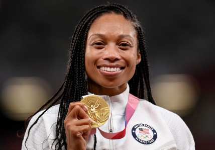 Allyson Felix feels ‘sense of fulfillment’ after becoming most decorated US track Olympian
