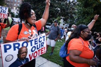 Voting Rights Rallies Held In Washington DC