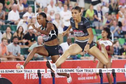 Sydney McLaughlin, Dalilah Muhammad take to track with 400-meter hurdles rivalry
