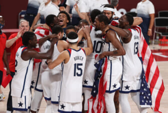 Golden, again: US beats France 87-82 for Tokyo title