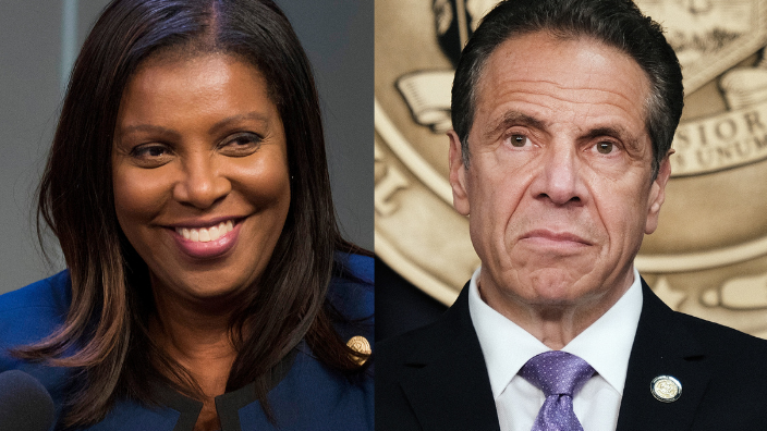 New York Attorney General Letitia James and Gov. Andrew Cuomo, theGrio.com