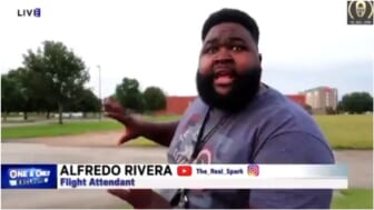 YouTuber’s parody as flight attendant ‘Alfredo Rivera’ duct taping passenger goes viral