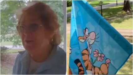 ‘Karen’ called out for approaching Black neighbor over ‘Tigger’ flag: ‘We have rules’
