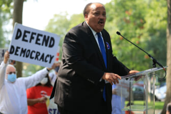 Martin Luther King III arrested, later released after voting rights protest outside White House