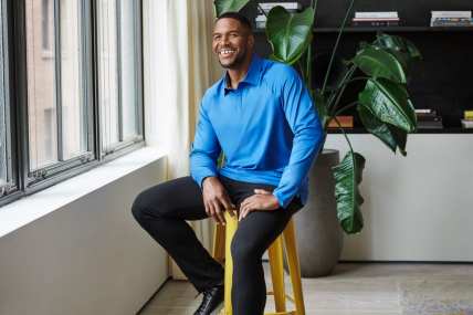 Michael Strahan on ‘More Than An Athlete’ doc, Men’s Wearhouse collaboration and more
