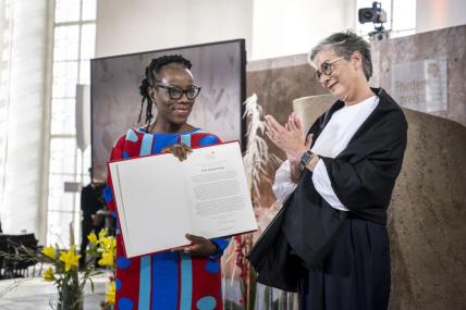 Zimbabwe’s Tsitsi Dangarembga receives German peace prize