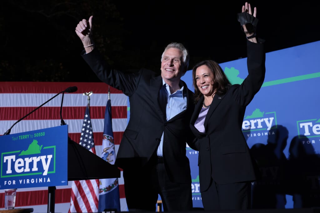 Vice President Harris Campaigns With Terry McAuliffe