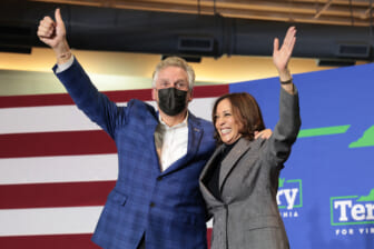 VP Harris energizes Black Virginia voters at rally for governor hopeful McAuliffe