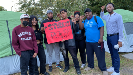 Atlanta HBCU students protest, sleep in tents for better campus conditions