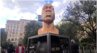 George Floyd, Breonna Taylor and John Lewis statues unveiled in New York City