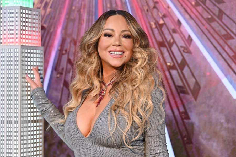 Mariah Carey Lights The Empire State Building In Celebration Of The 25th Anniversary Of "All I Want For Christmas Is You"