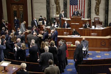 Dems end deadlock, House hands Biden infrastructure win