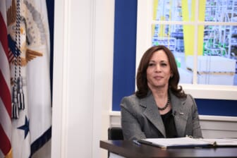 Vice President Harris Holds Roundtable With Labor Secretary Walsh And Federal Workers At The White House