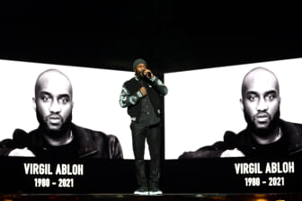 Idris Elba pays tribute to Virgil Abloh at 2021 Fashion Awards